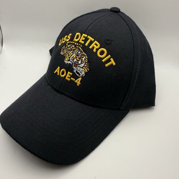 USS DETROIT AOE- 4  The Corps US Navy Baseball Cap Hat One Size - Picture 2 of 6